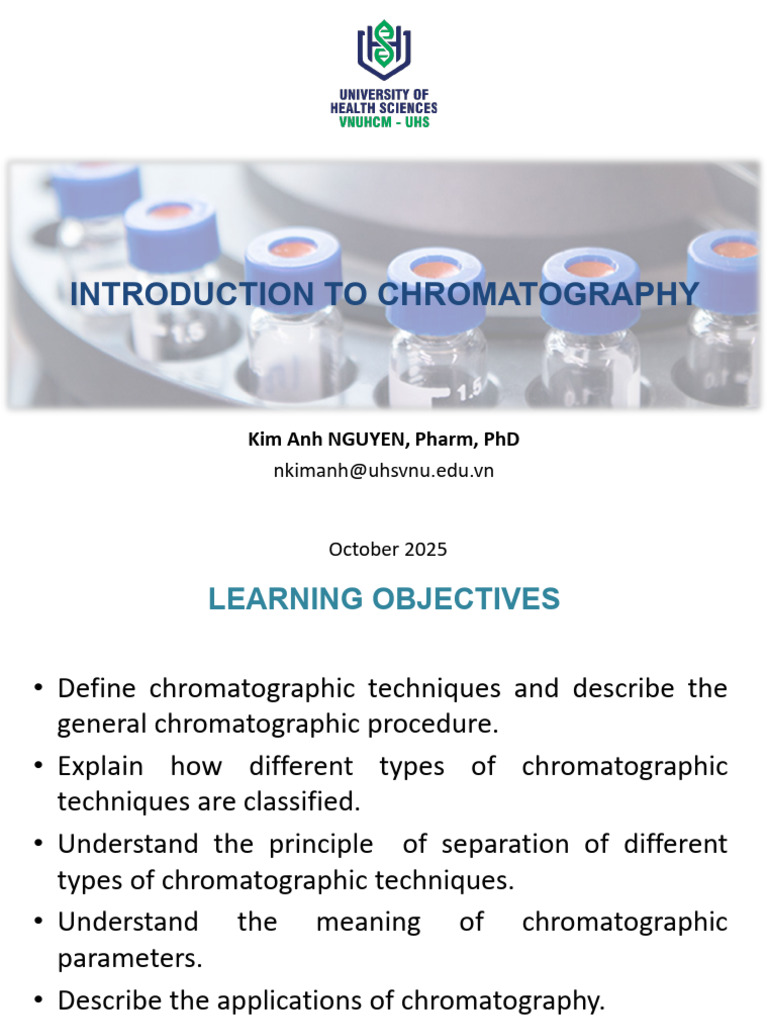 Overview of Chromatography Techniques | PDF | Chromatography | High ...
