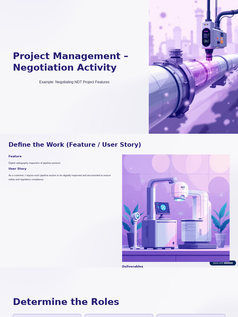 NDT Project Management Negotiation Guide | PDF | Project Management ...