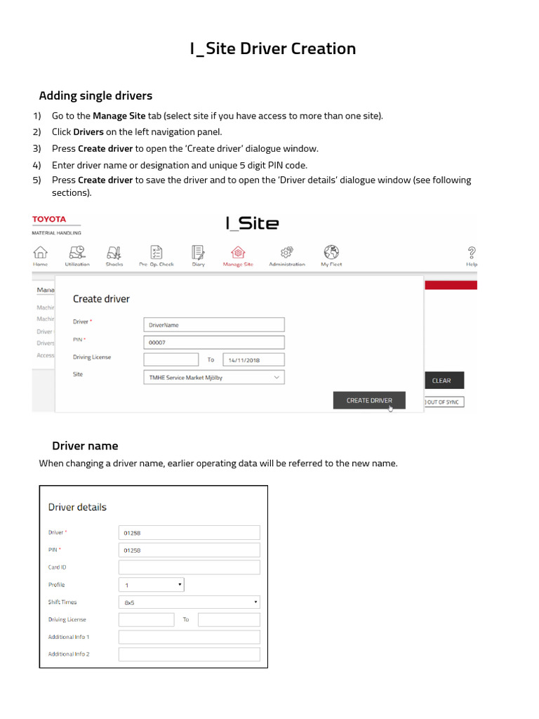 Create and Manage Site Drivers Guide | PDF | Computing Platforms ...