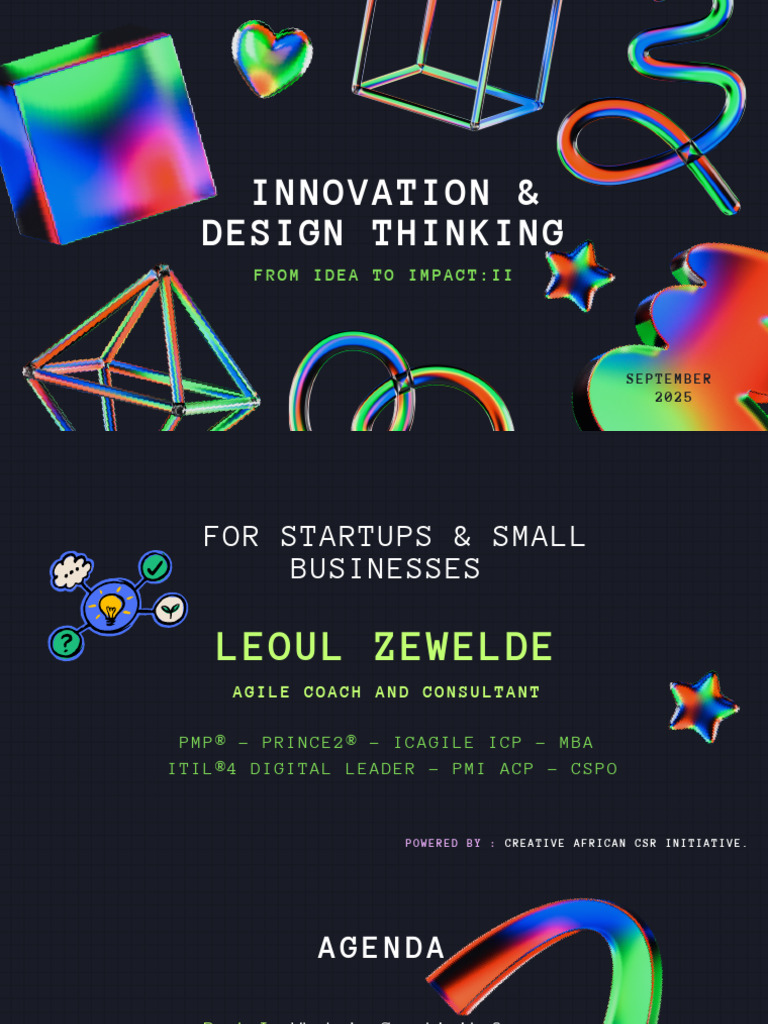 Innovation & Design Thinking Guide | PDF | Cognition | Cognitive Science
