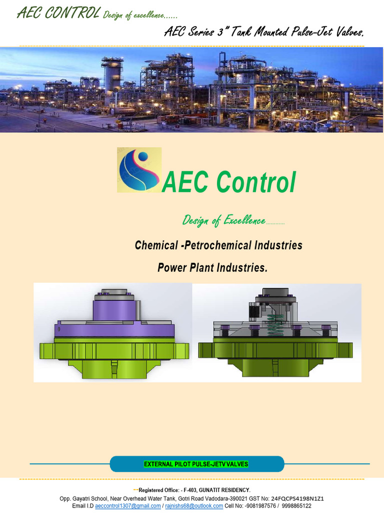 2 Way Tank Mounted Pulse - Jet Valve | PDF | Valve | Equipment