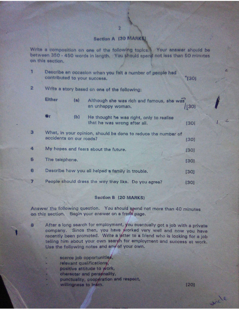 2001 June Paper 1 | PDF