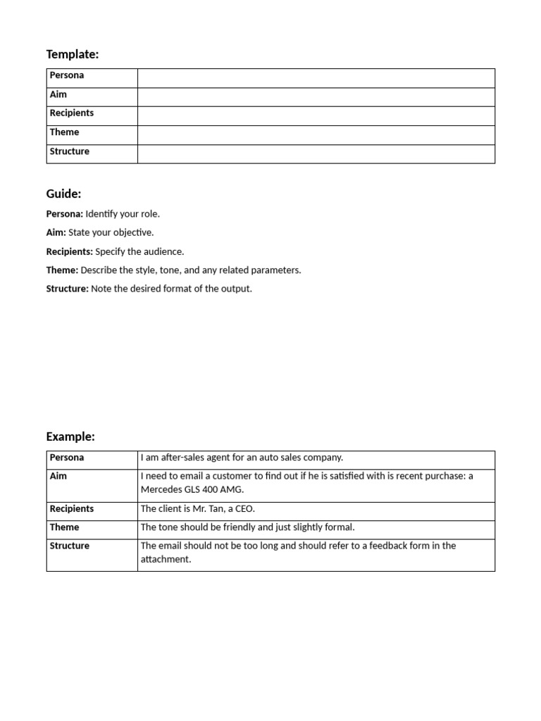Email Template for Customer Feedback | PDF