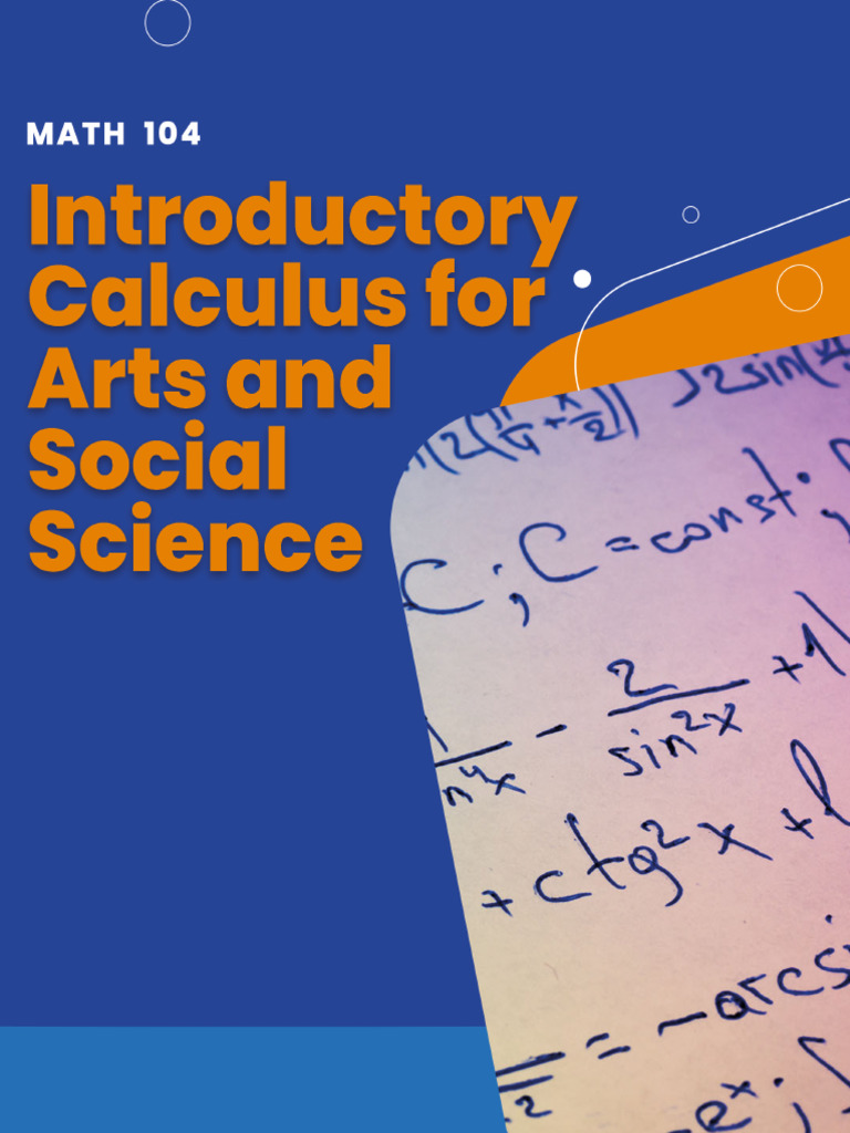 Math 104 Workbook | PDF | Equations | Derivative