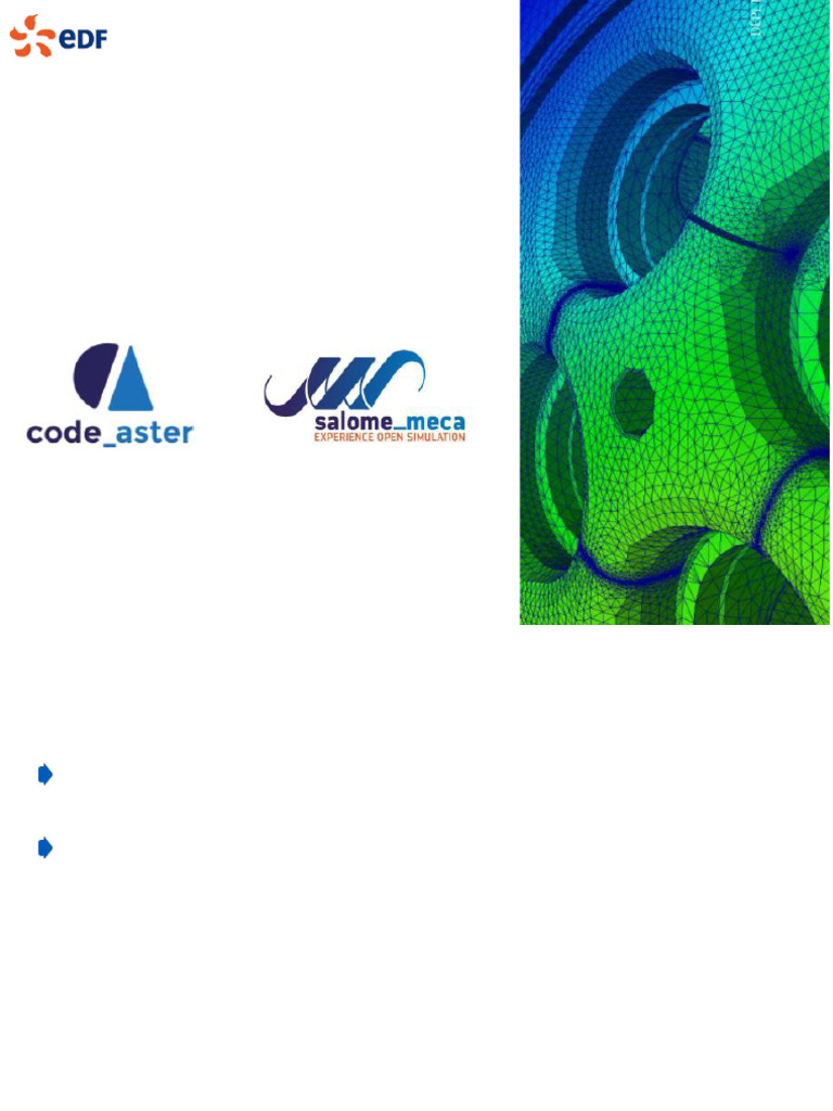 Code Aster | PDF | Nonlinear System | Mechanical Engineering
