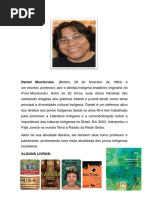 Biografia de Daniel Munduruku | PDF | Brasil | Povos indígenas