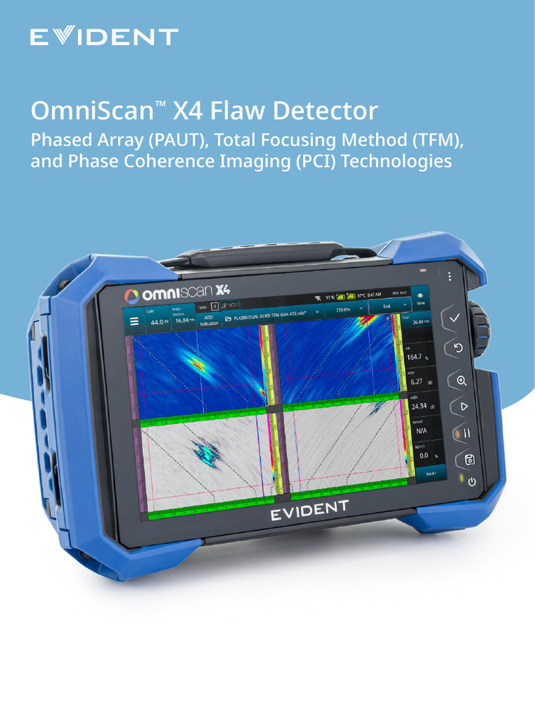 OmniScan X4 Flaw Detector Overview | PDF | Image Scanner | Usb