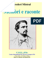Frédéric Mistral - Memòri e Raconte