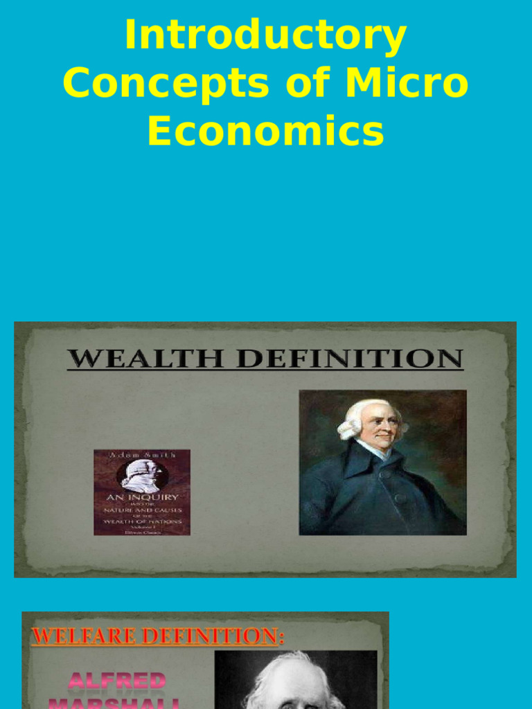 Intro to Microeconomics Concepts | PDF | Microeconomics | Economics