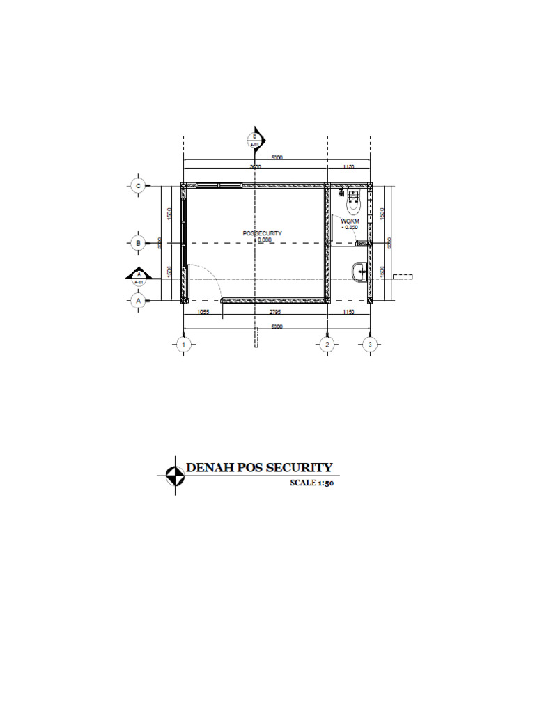 Denah Pos Security | PDF
