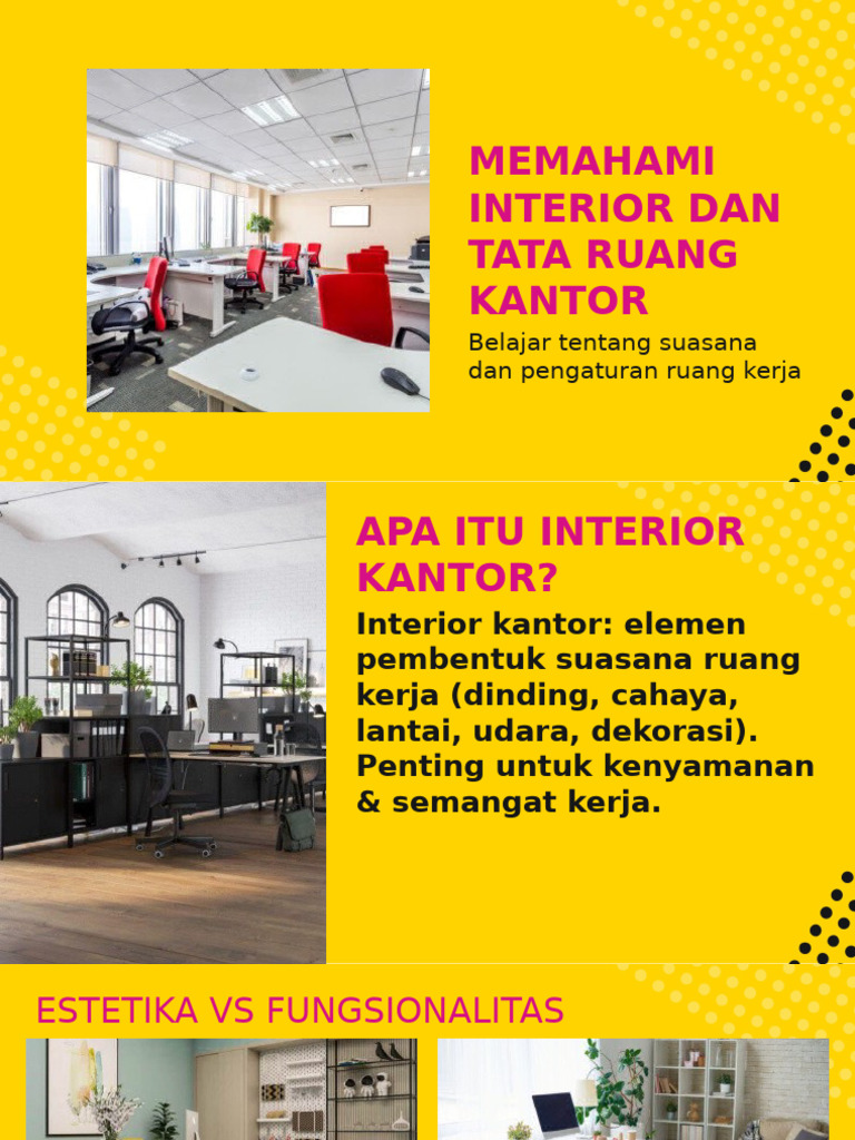 Desain Interior dan Tata Ruang Kantor | PDF