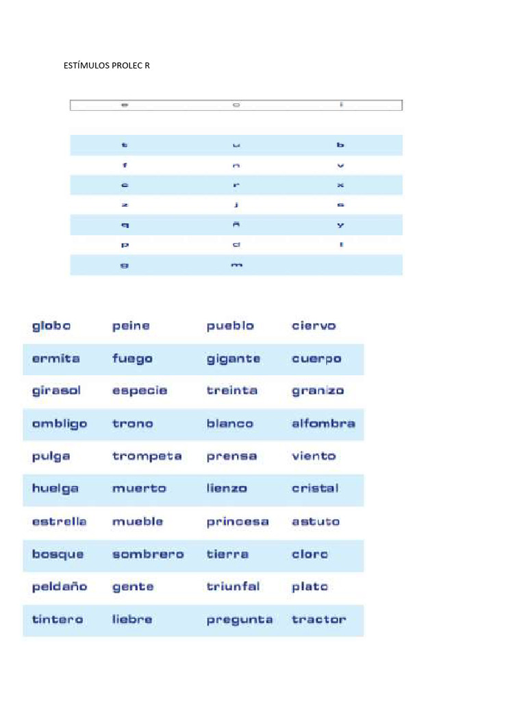 Plantilla Prolec - R | PDF
