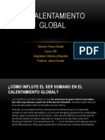 El Calentamiento Global