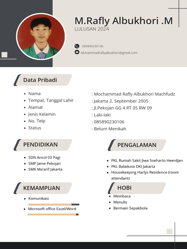 Daftar Riwayat Hidup M.rafly 20251020 231522 0000 | PDF