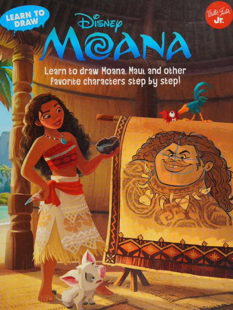 Learn To Draw Disney S Moana Learn To Draw Moana Maui And Other