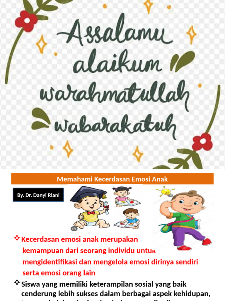 Kecerdasan Emosi Anak: Pentingnya PSE | PDF