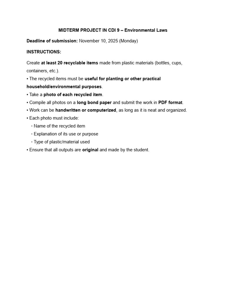 Cdi 9 Midterm Project | PDF