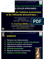 Grande Conférence Sur L'afrocentricité Et Le Panafricanisme: Contribution Et Intervention Du DR Yves Ekoué Amaïzo