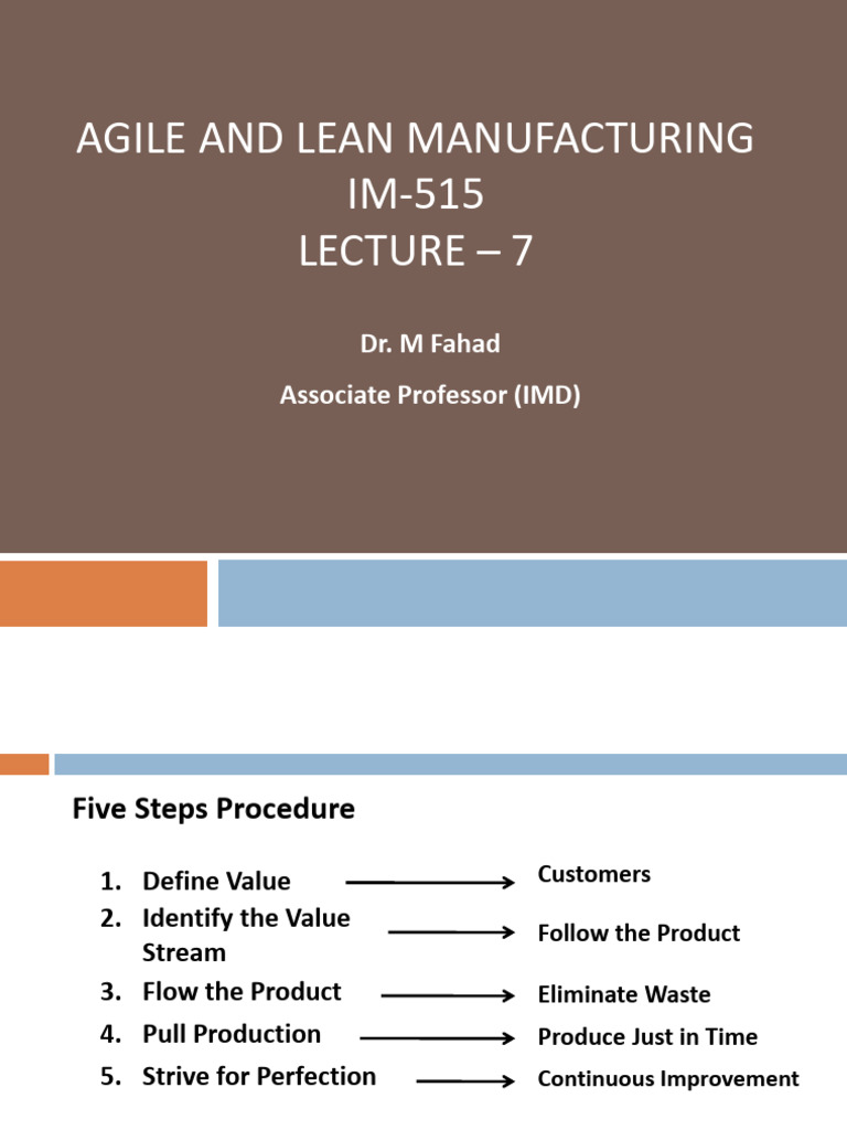 Lean Manufacturing Waste Elimination Guide | PDF | Overproduction ...
