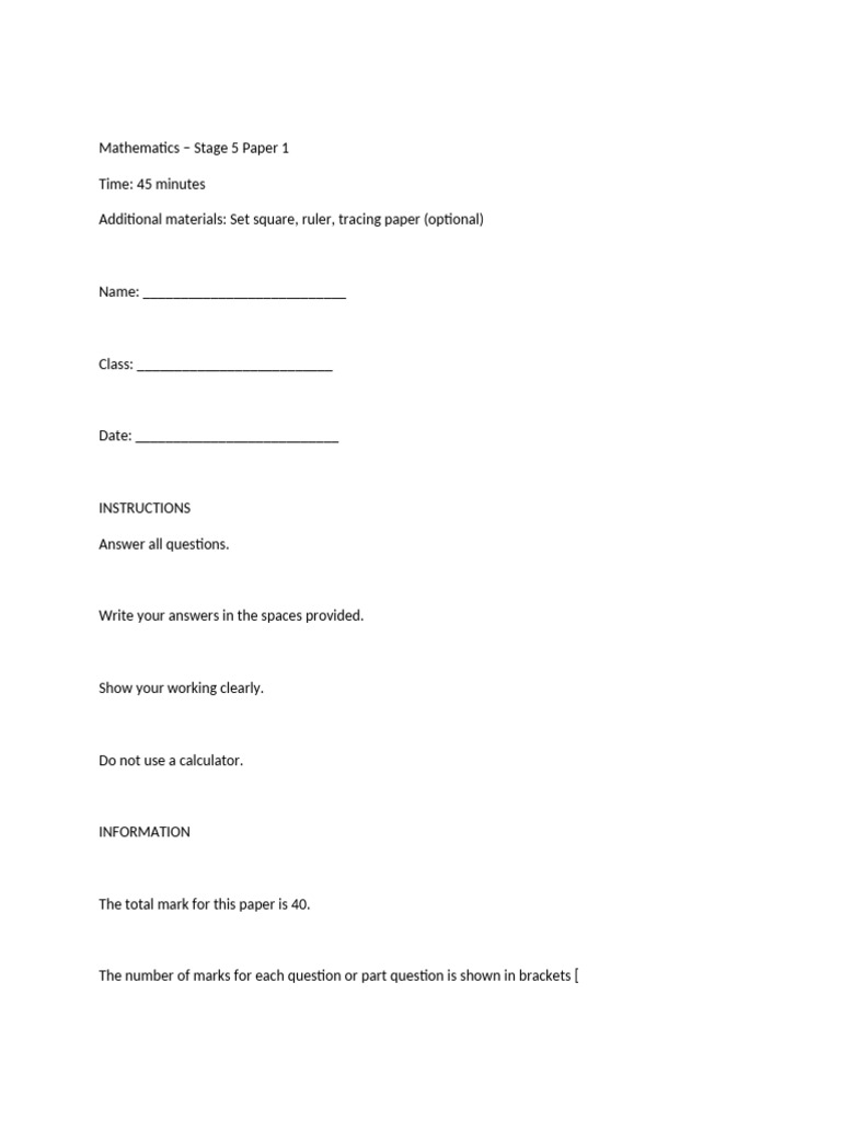 Mathematics 1 Grade 5 Term 3 | PDF | Area | Mathematics