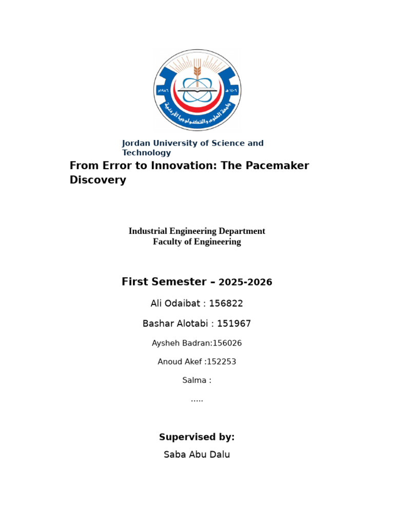 Accidental Innovation: The Pacemaker | PDF | Heart | Physiology