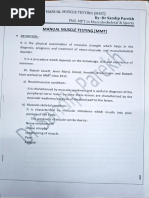 MMT-8 Manual Muscle Testing Guide | PDF