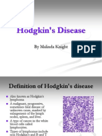 Hodgkin's Disease: by Malinda Knight