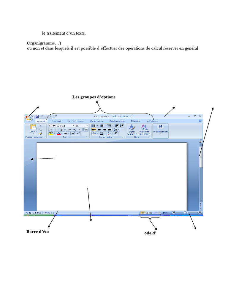 Guide d'utilisation de Microsoft Word | PDF | Microsoft Office ...