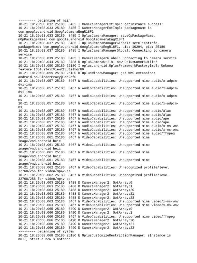 Log Cat 1761049207958 | PDF | Software Engineering | System Software