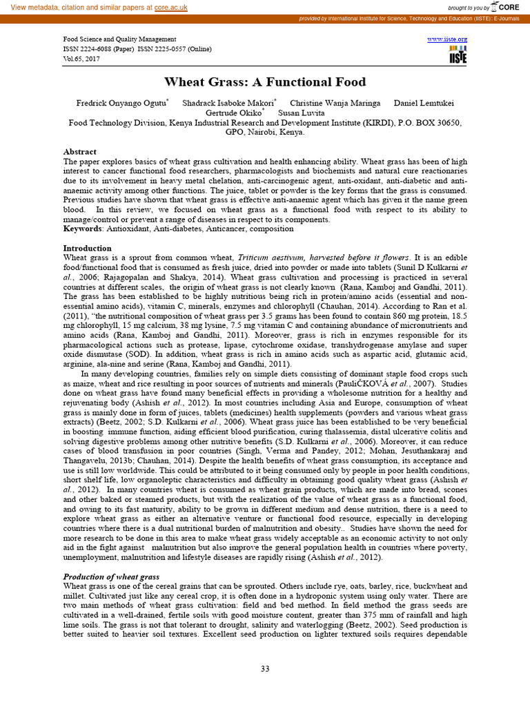 Inbound 6577948691332948852 | PDF | Antioxidant | Cereals