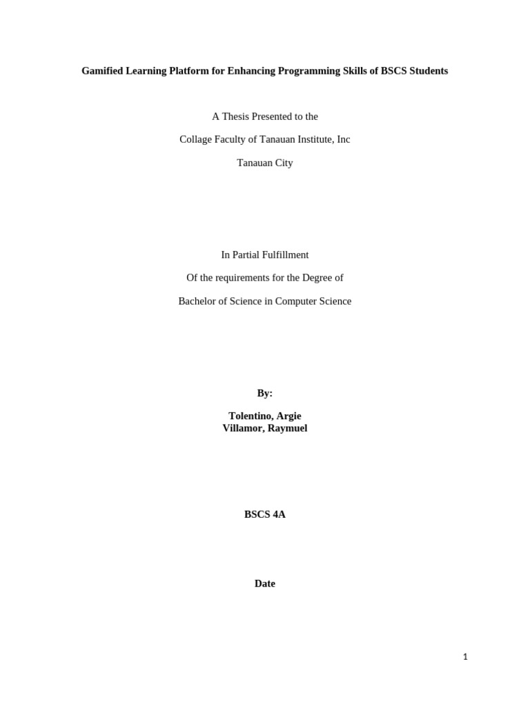 Gamified Platform for Programming Skills | PDF | Learning | Computer ...