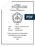 Laporan Praktikum Struktur Mikro Dan Uji Kekerasan