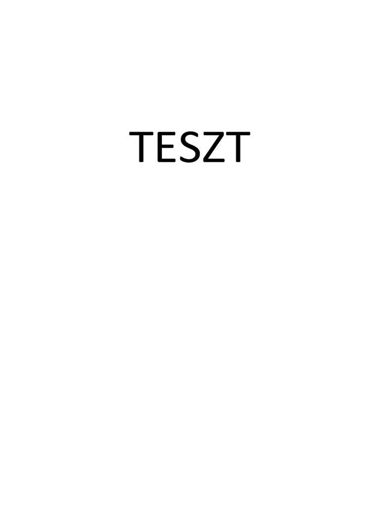 TESZT | PDF