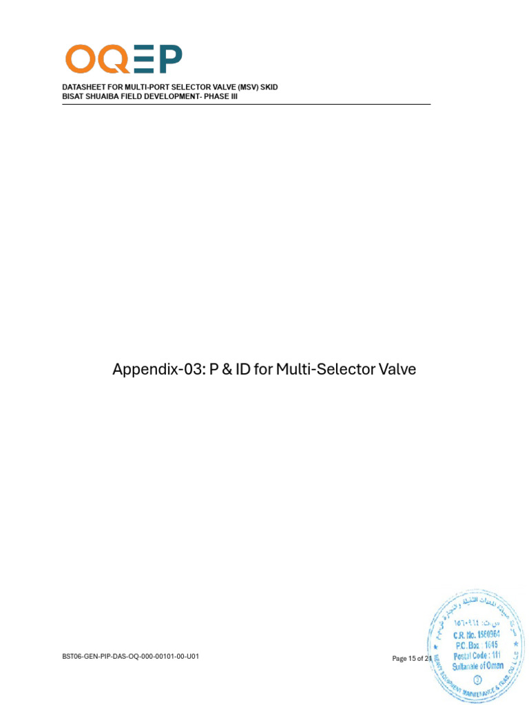 Multi-Port Selector Valve Datasheet | PDF
