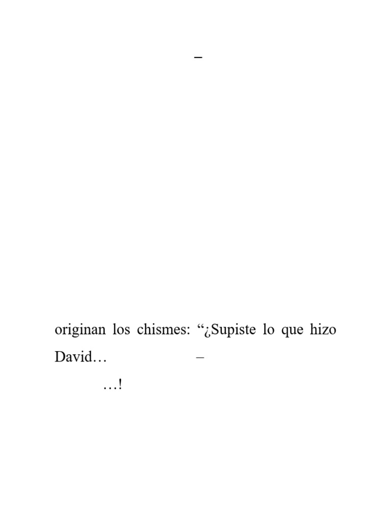 El Chisme | PDF