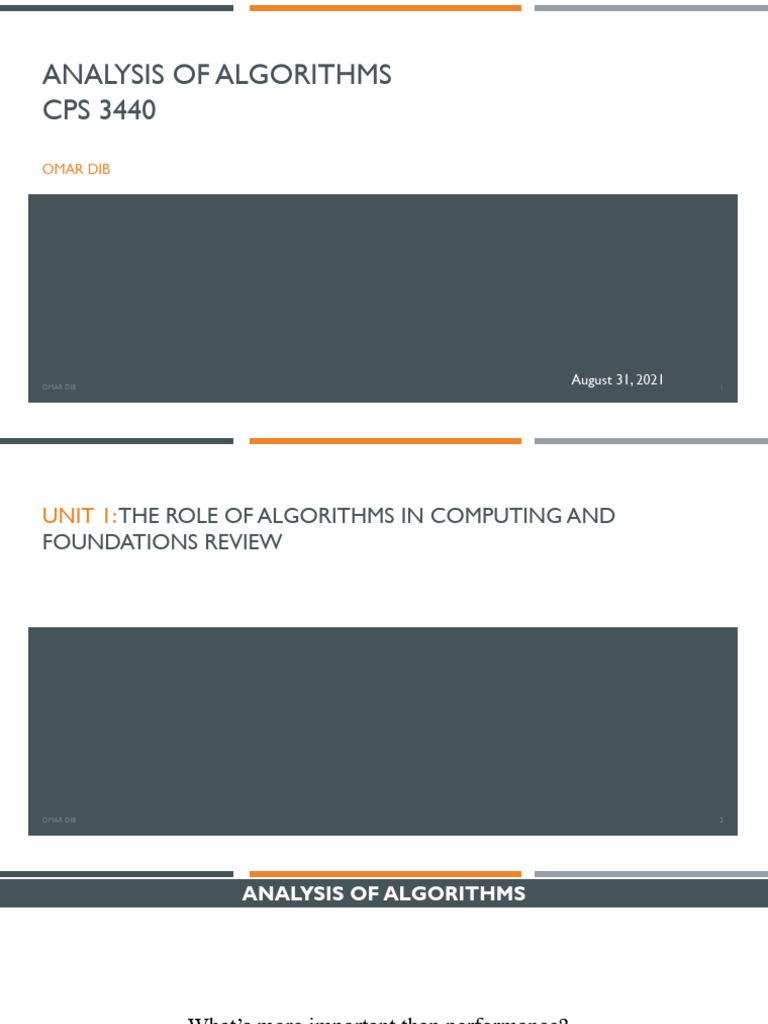Algorithm Analysis: Sorting Techniques | PDF | Algorithms And Data ...
