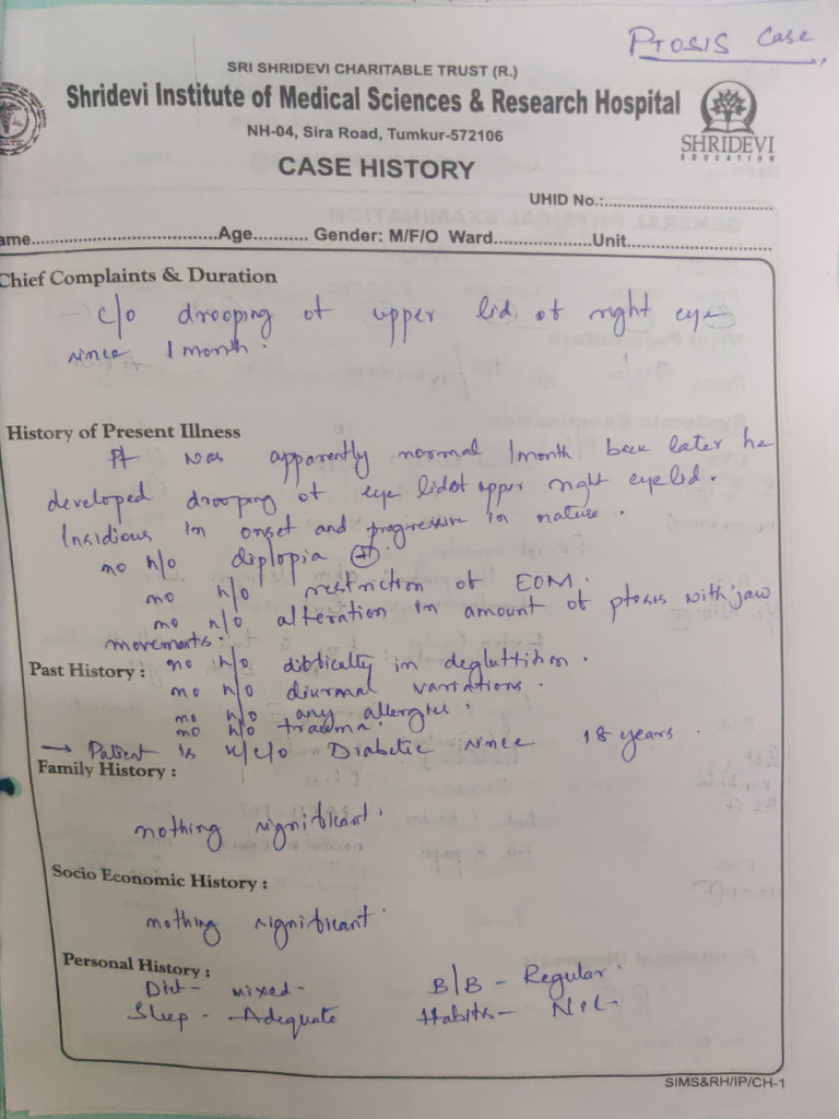 Patient Case History and Medication Chart | PDF | Dose (Biochemistry ...
