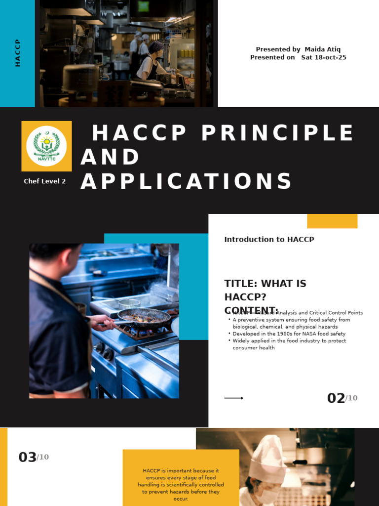 HACCP Principles and Applications | PDF | Food Safety | Food Science