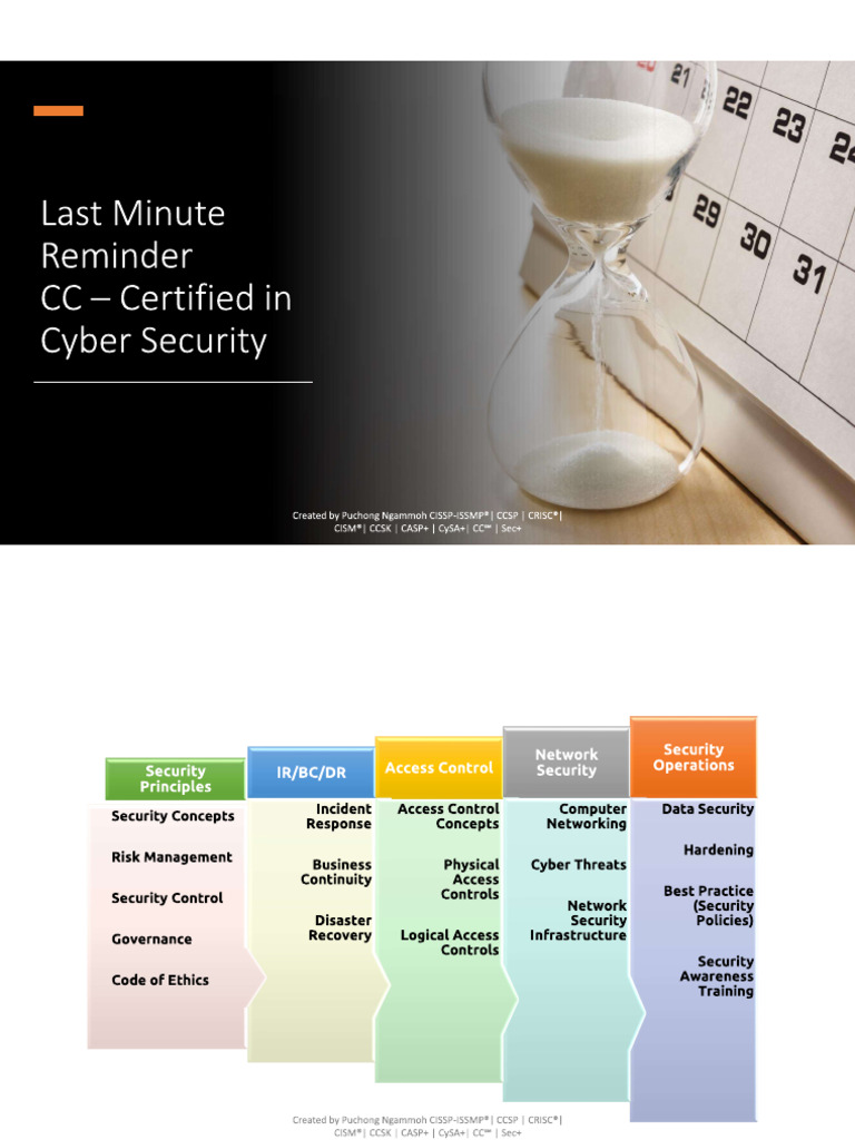 Reminder CC Cybersecurity | PDF