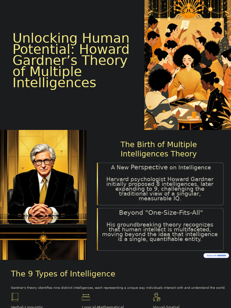 Understanding Gardner's Multiple Intelligences | PDF | Intelligence ...