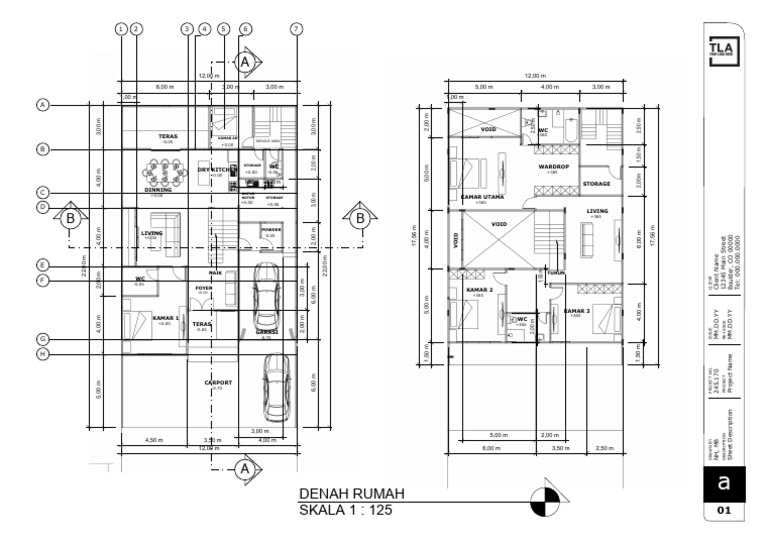 House Floor Plan with Dimensions | PDF