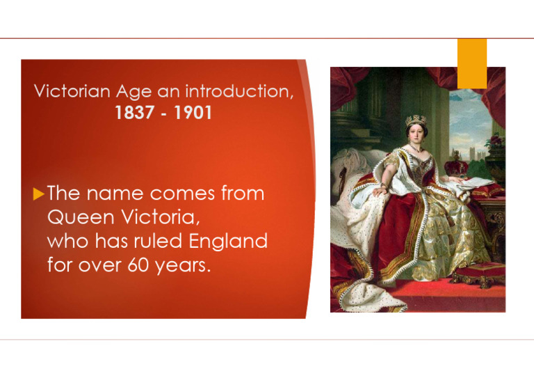 Victorian Age, An Introduction s1 | PDF