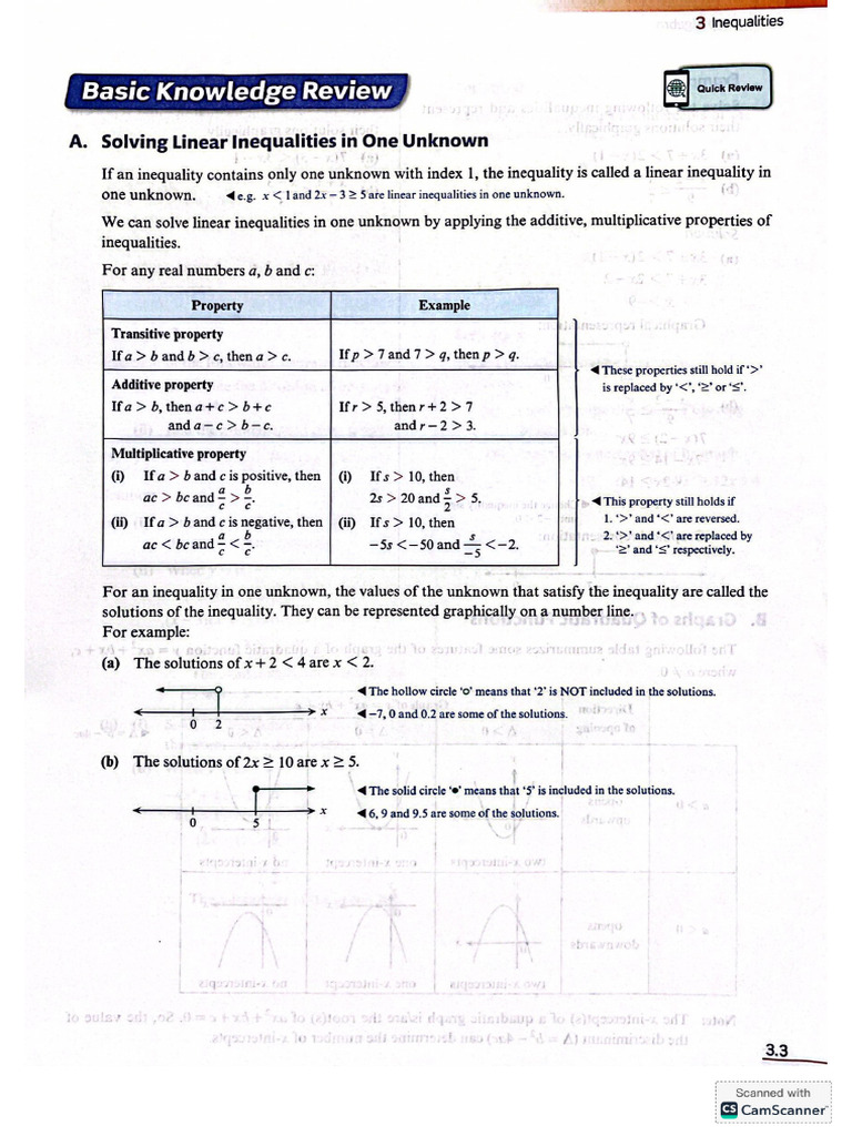 Math Chap 3 Summary | PDF