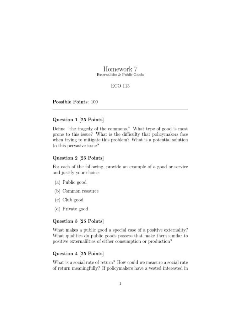 Homework 7 | PDF
