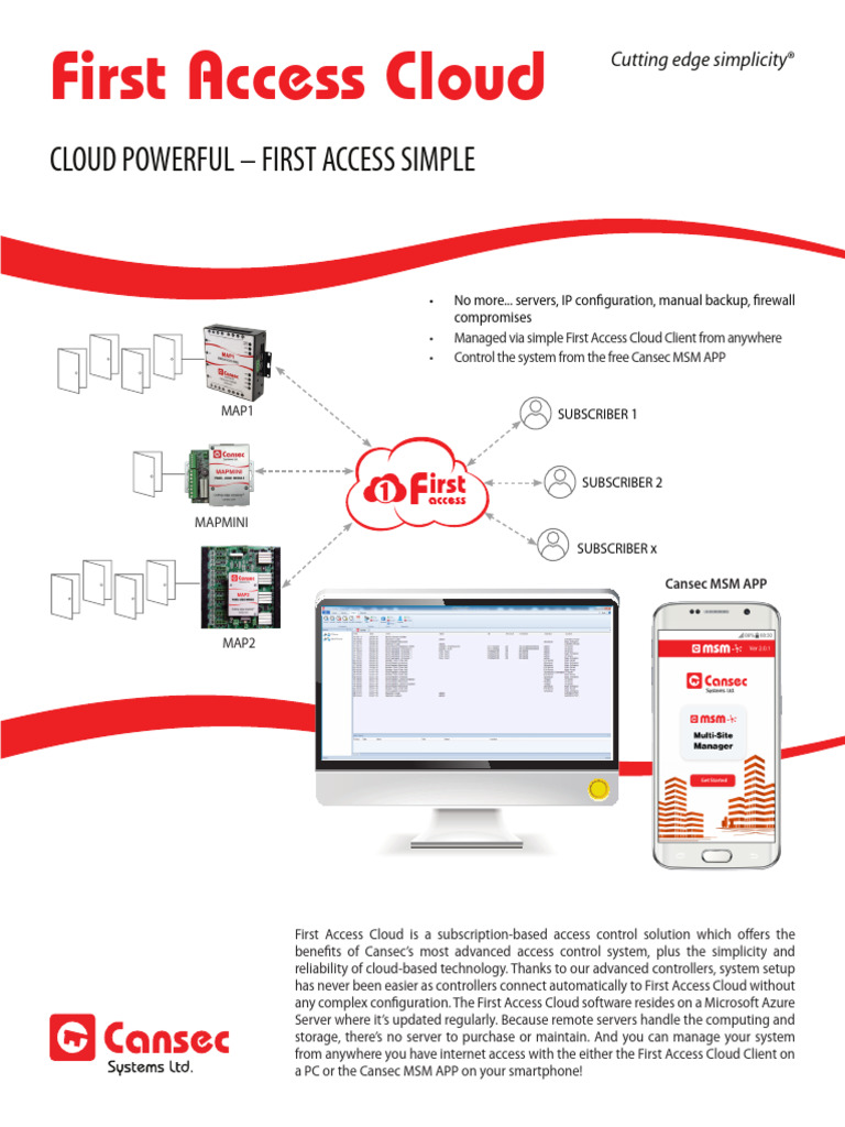 Cloud-Based Access Control Solution | PDF | Cloud Computing ...
