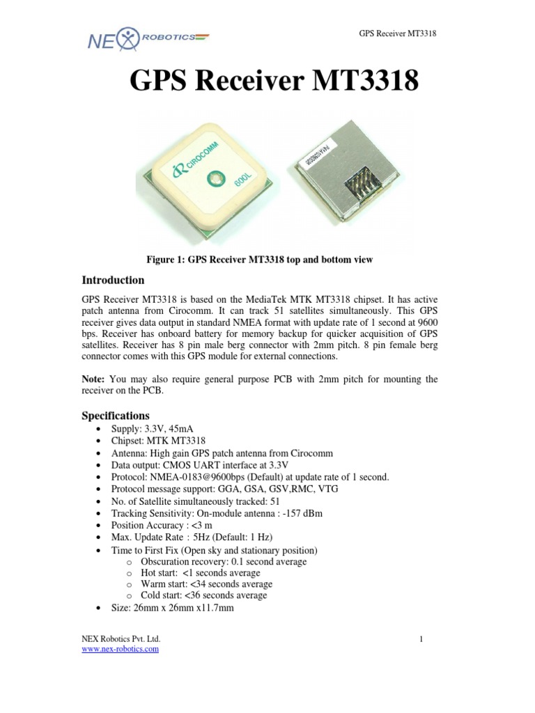 GPS Manual | PDF | Global Positioning System | Electrical Engineering