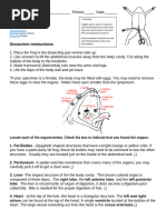Anatomy of Frogs: Internal Structures | PDF | Digestion | Frog
