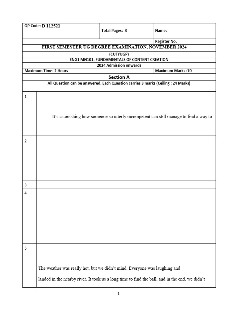 Content Creation Exam Guide 2024 | PDF | Educational Technology | Learning