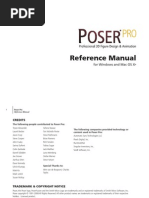 Poser Pro Reference Manual