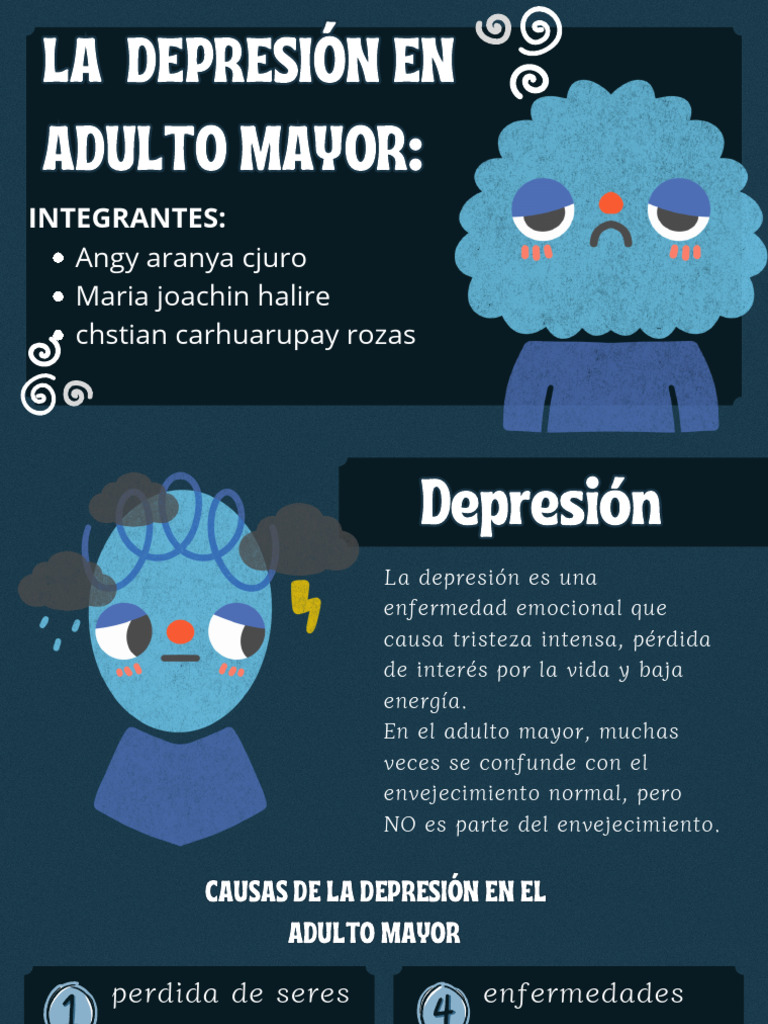Depresión en Adultos Mayores: Causas y Tratamiento | PDF | Trastorno ...